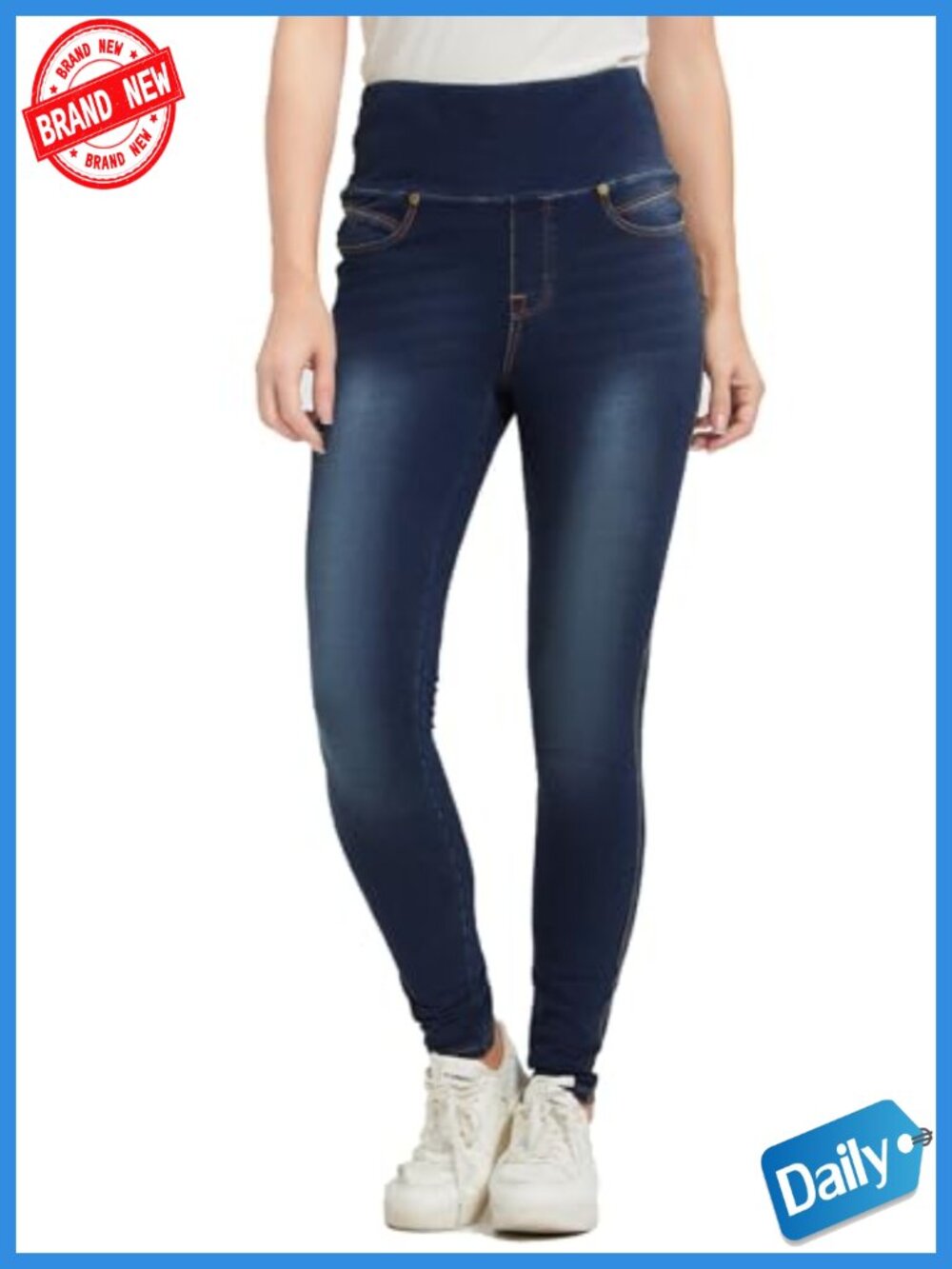 High Waisted Jegging for Women Premium Stretch Slim Fit Jeans Tummy Control